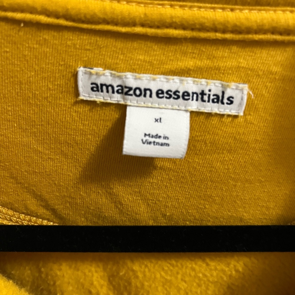 Amazon Essentials Yellow Pullover - Picture 2 of 4
